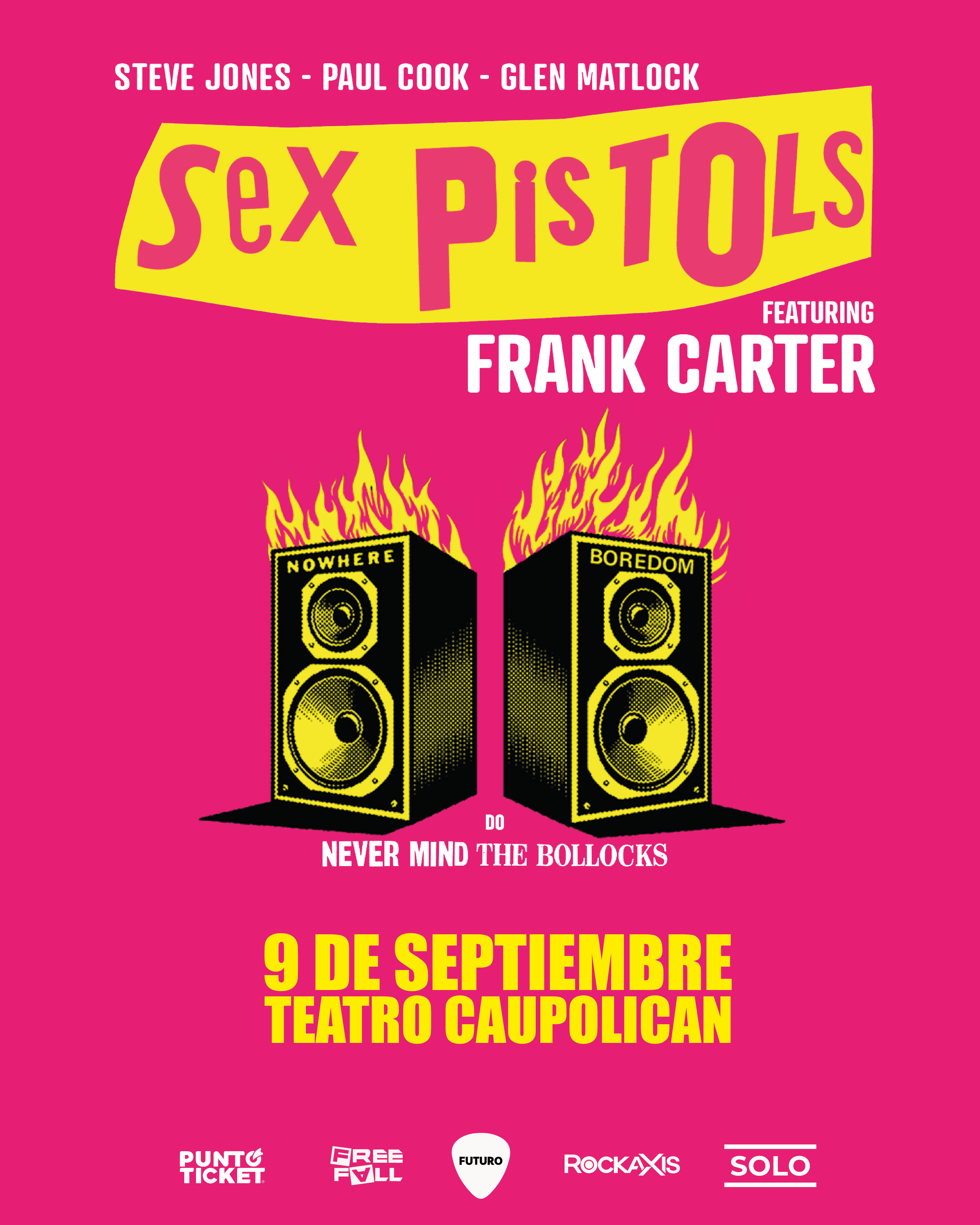 Video: Sex Pistols & Frank Carter se acercan a Chile